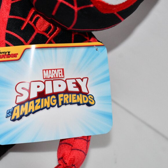 Disney Marvel Spidey and His Amazing Friends 8" Miles Morales/Spin Plush – NWT - Picture 3 of 4